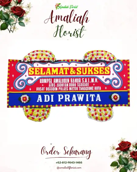 Papan Bunga Ucapan Selamat Sedareja